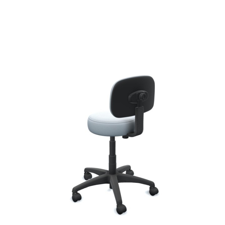 Silla Llanos contaco lama bali blanco ruedas nailon 50.
