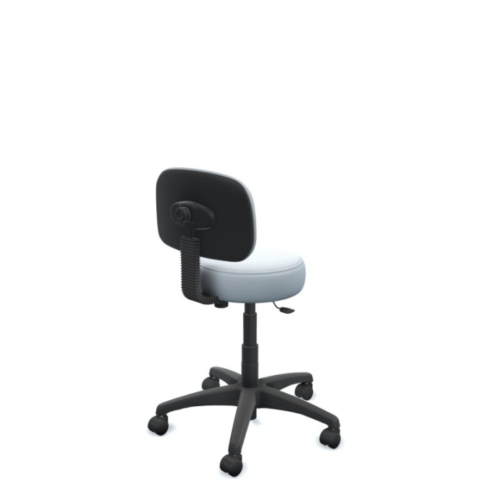 Silla Llanos contaco lama bali blanco ruedas nailon 50.